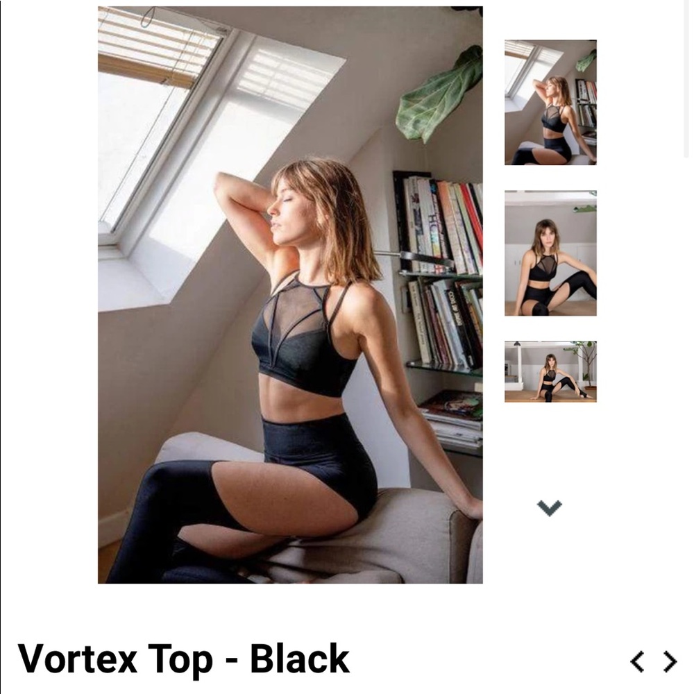 Chantay Polewear Vortex Top, medium, black